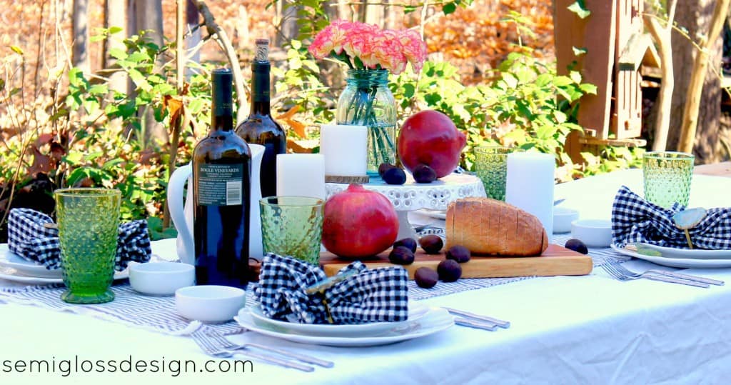 Thanksgiving table setting