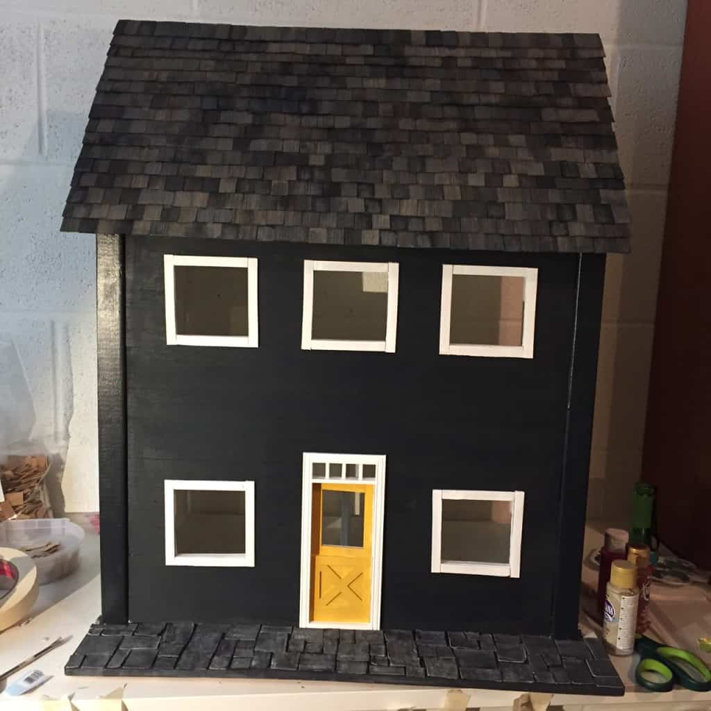 diy dollhouse shingles