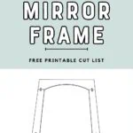 arched mirror frame