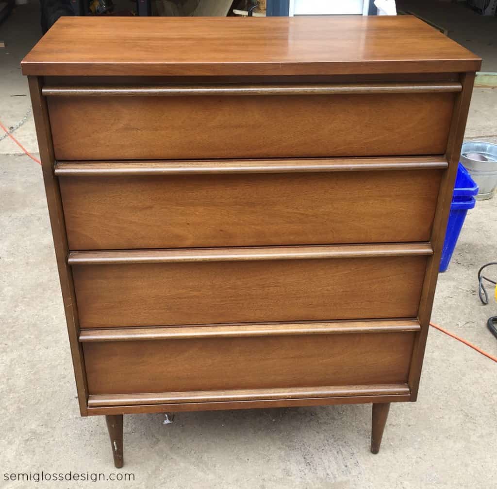 Waxed dresser