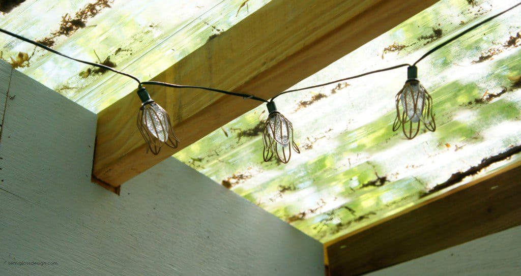 Treehouse hanging lights