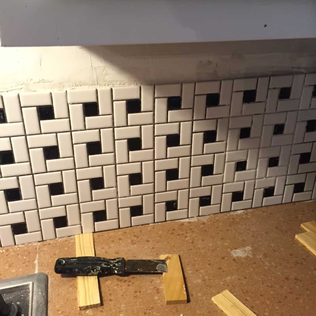 backsplash installation