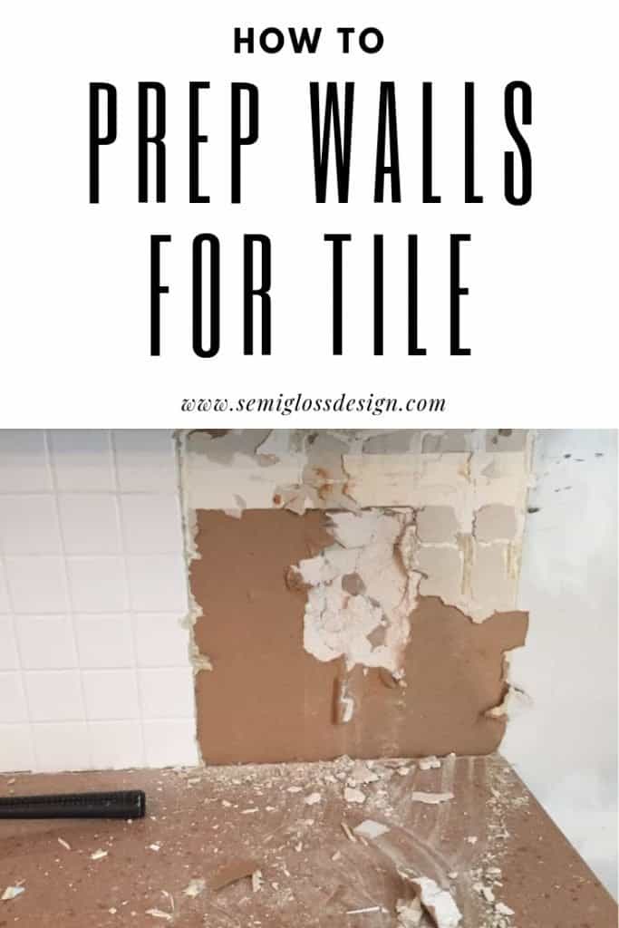 Learn How to Prep a Wall for a Tile Backsplash Semigloss Design