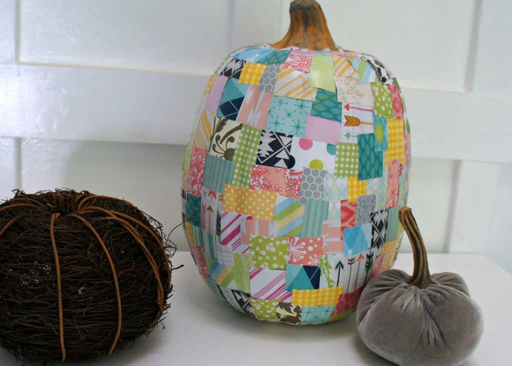 decoupage pumpkin