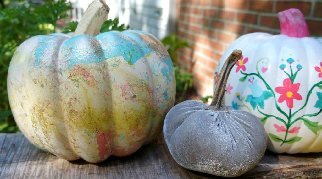 Marbleized pumpkins