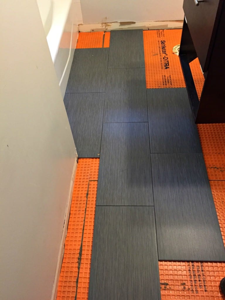 tile on ditra underlayment