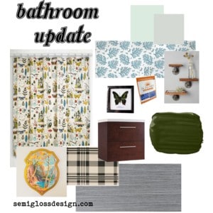 One Room Challenge: Bathroom Update