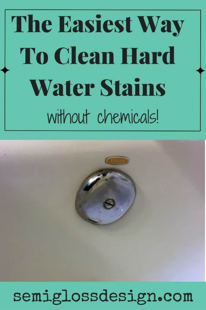 Hard water deposits are no joke. After trying every chemical possible and failing, I found the easiest solution. Best of all, it's chemical free!!