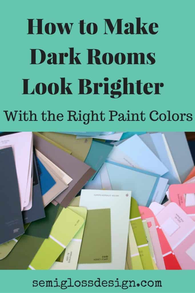 How to choose paint colors for dark rooms