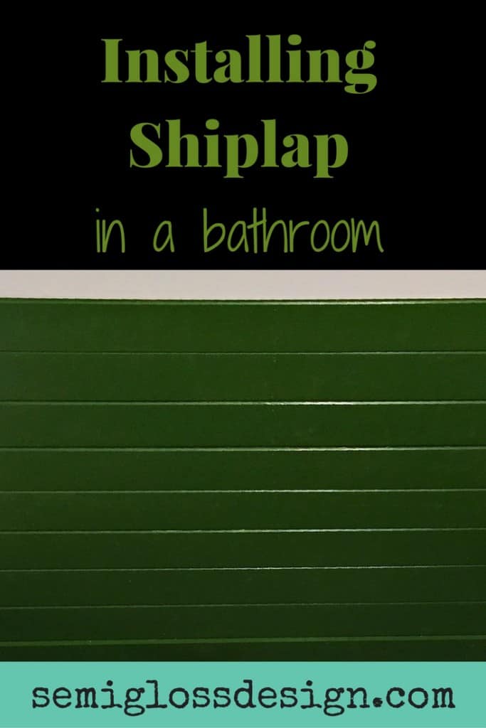 Installing shiplap in a bathroom. #shiplap #shiplapbathroom ##shiplapwall #shiplaplove