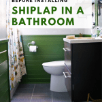 install shiplap in a bathroom