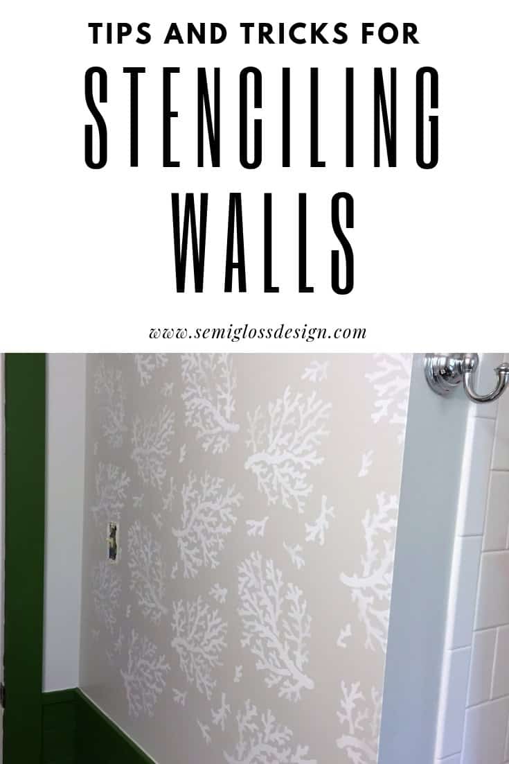 stenciling tips for walls