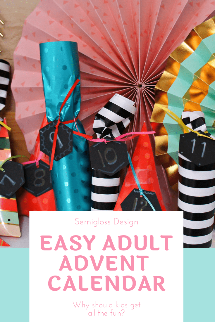 Easy adult advent calendar