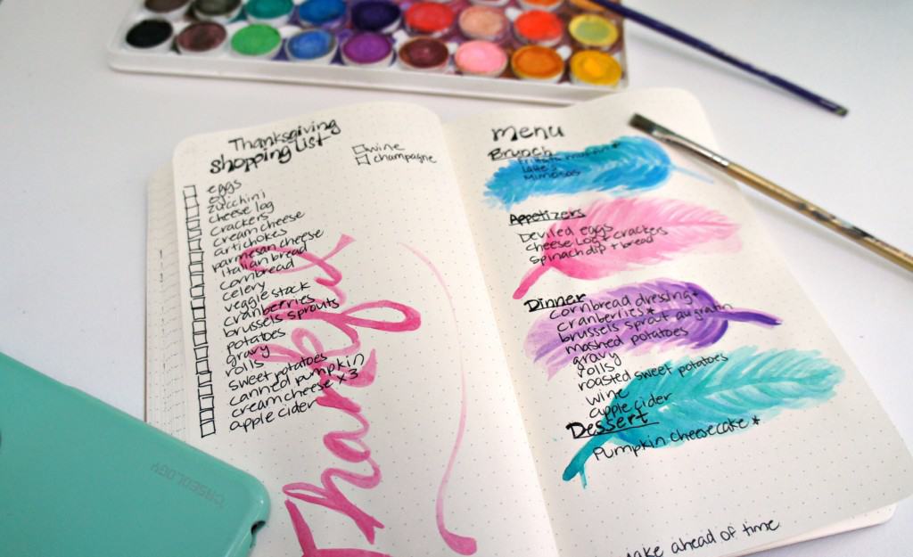 Fall in Love with Menu Planning in a Bullet Journal
