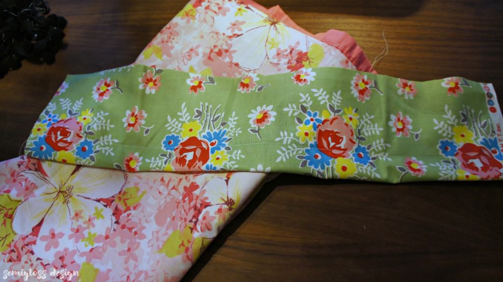 sew edge of cuff