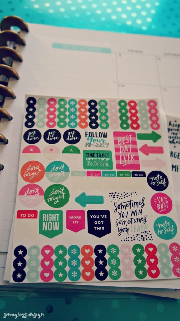 happy planner stickers