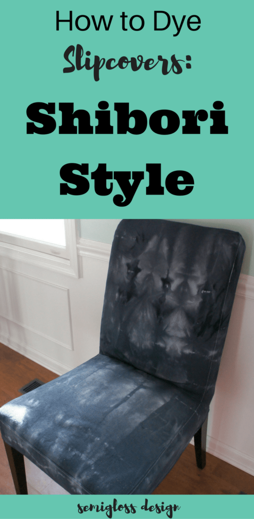 dyed shibori chairs