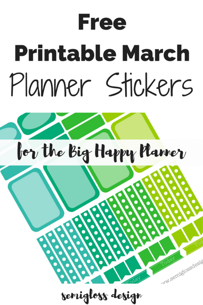 Click here for free printable stickers that fit the Big Happy Planner. 