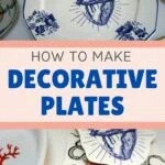 collage of human heart plate and cut out decal images