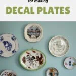 wall of decorative plates