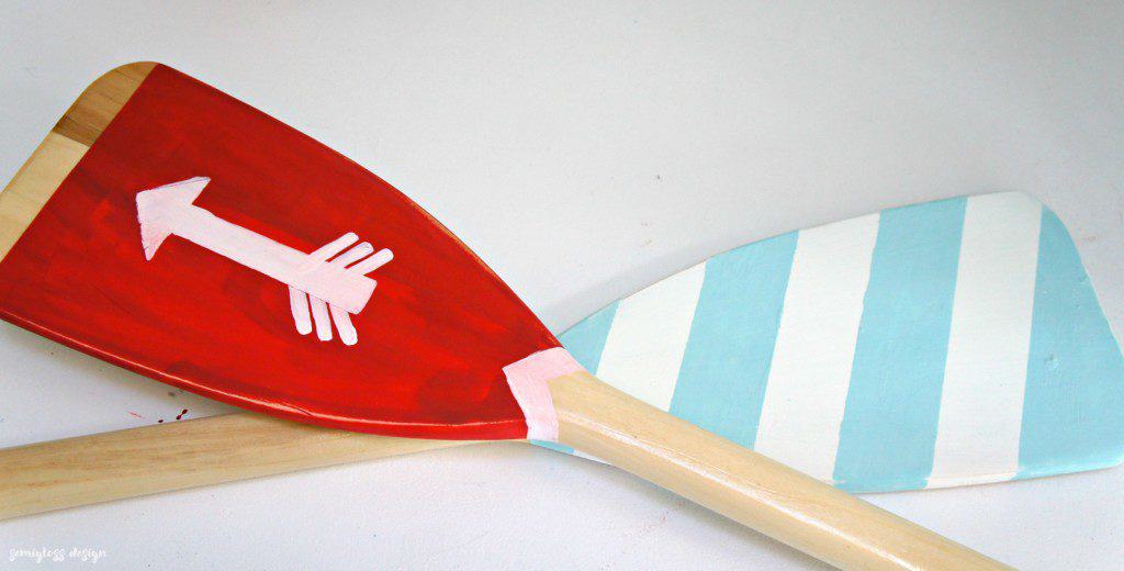 painted oars