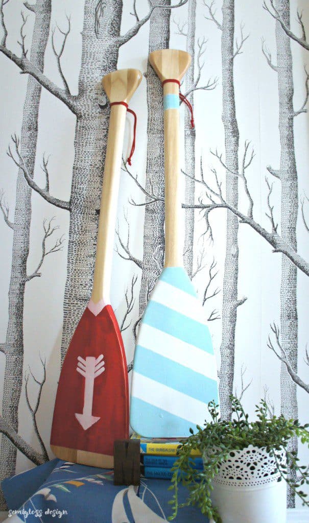 painted oars