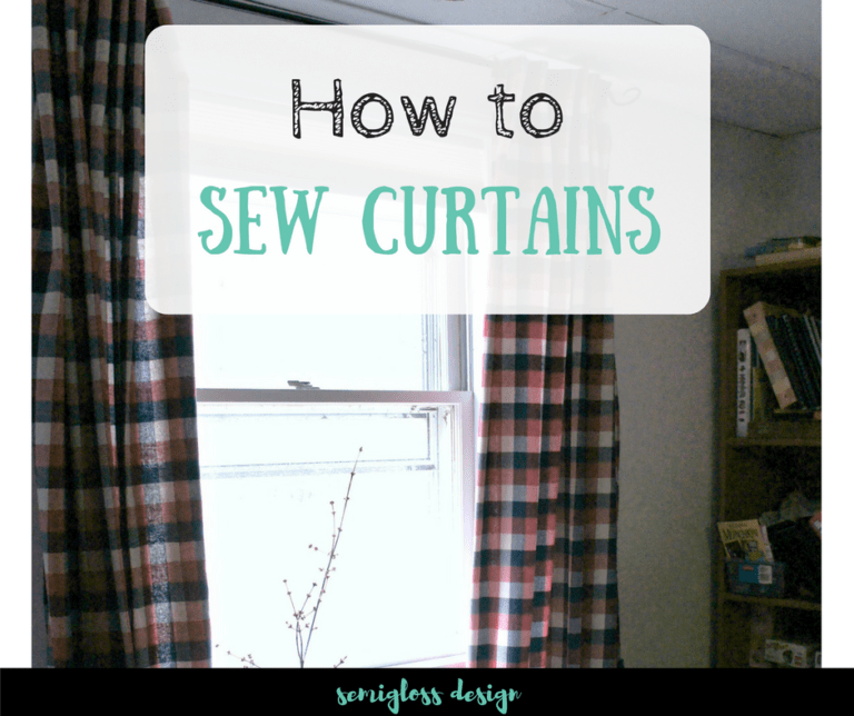 How to Sew Curtains An Easy Step by Step Tutorial