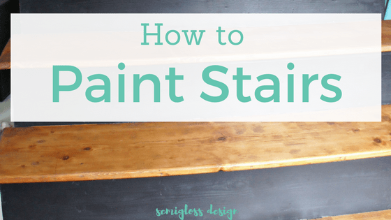 how to stain stairs