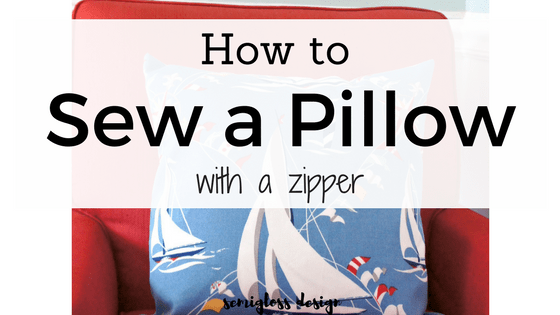 How to Sew a Zipper in a Pillow: You Can Do It!