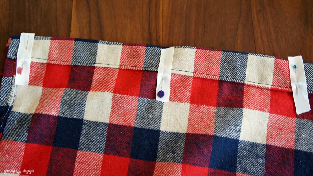 sewing tabs on curtains