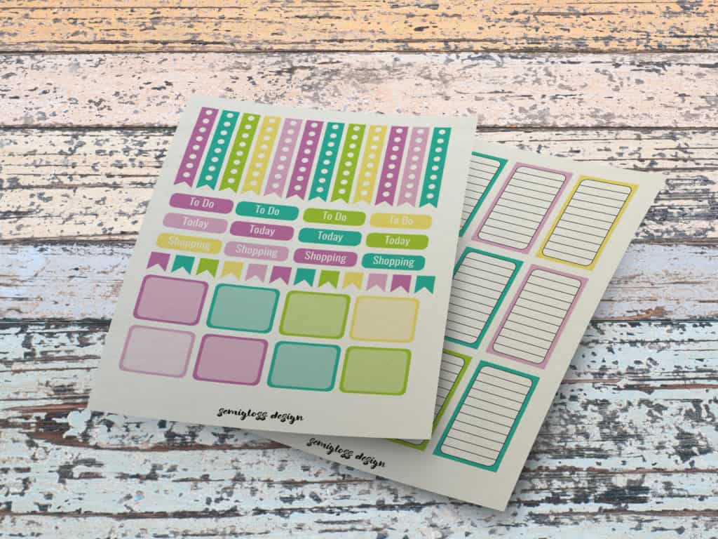 Make Your Planner Beautiful with Free Printable Planner Stickers