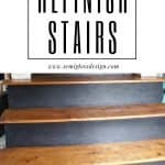 how to refinish stairs