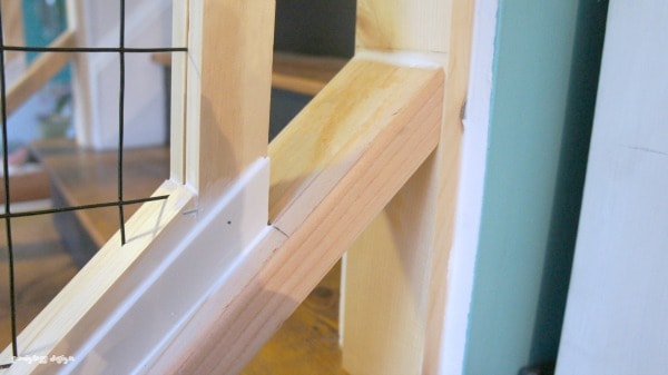 caulk all seams on staircase