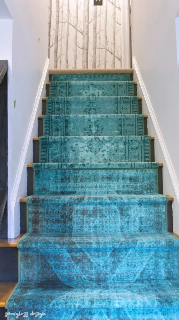 Aqua stair runner 