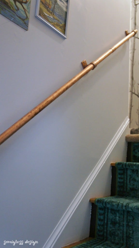 copper handrail