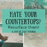 pin image - countertop resurfacing collage