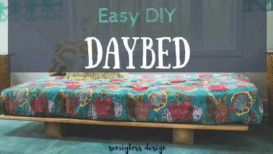 How to Build the Easiest DIY Daybed Ever