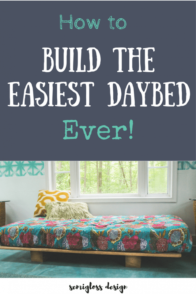 How to make a daybed