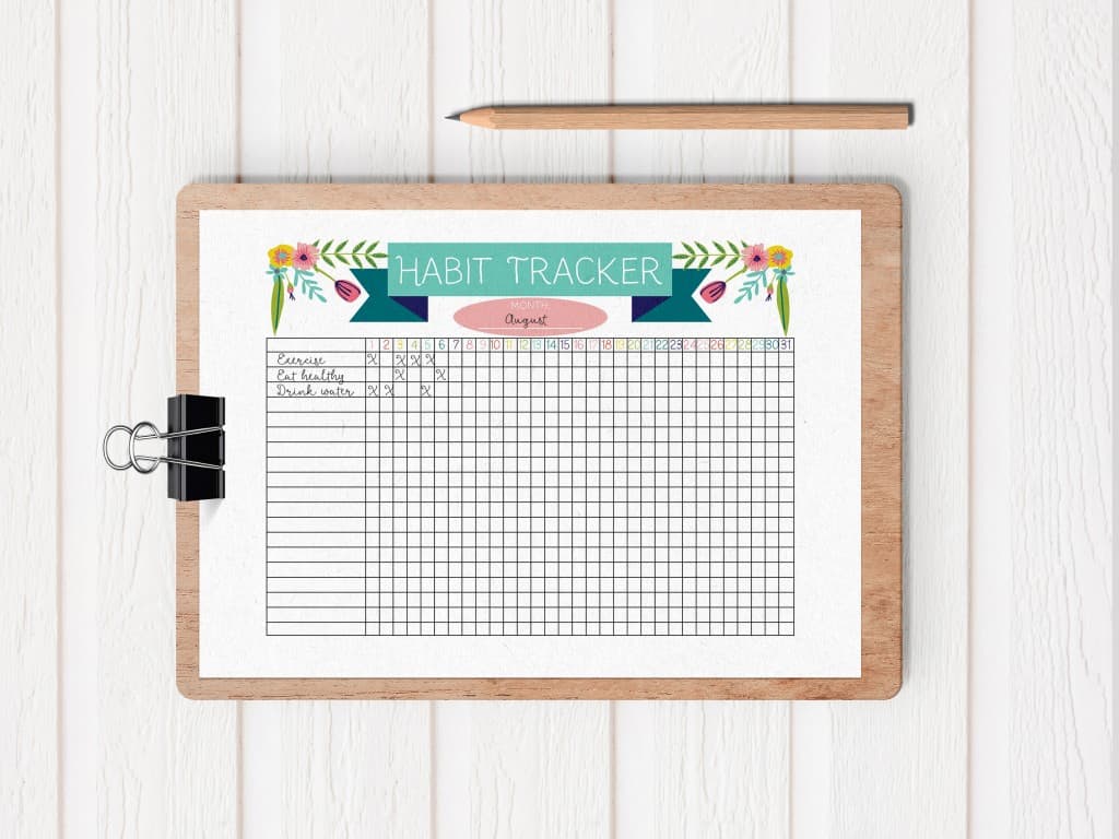 Use a Printable Habit Tracker to Meet Your Goals Faster: Download Today