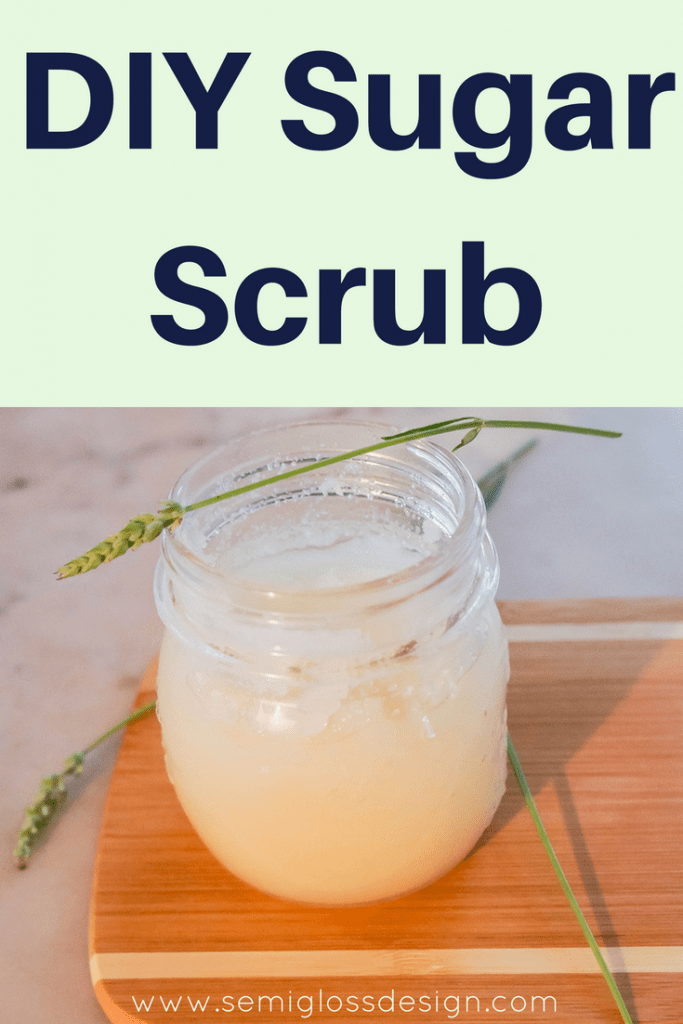 Easy sugar scrub