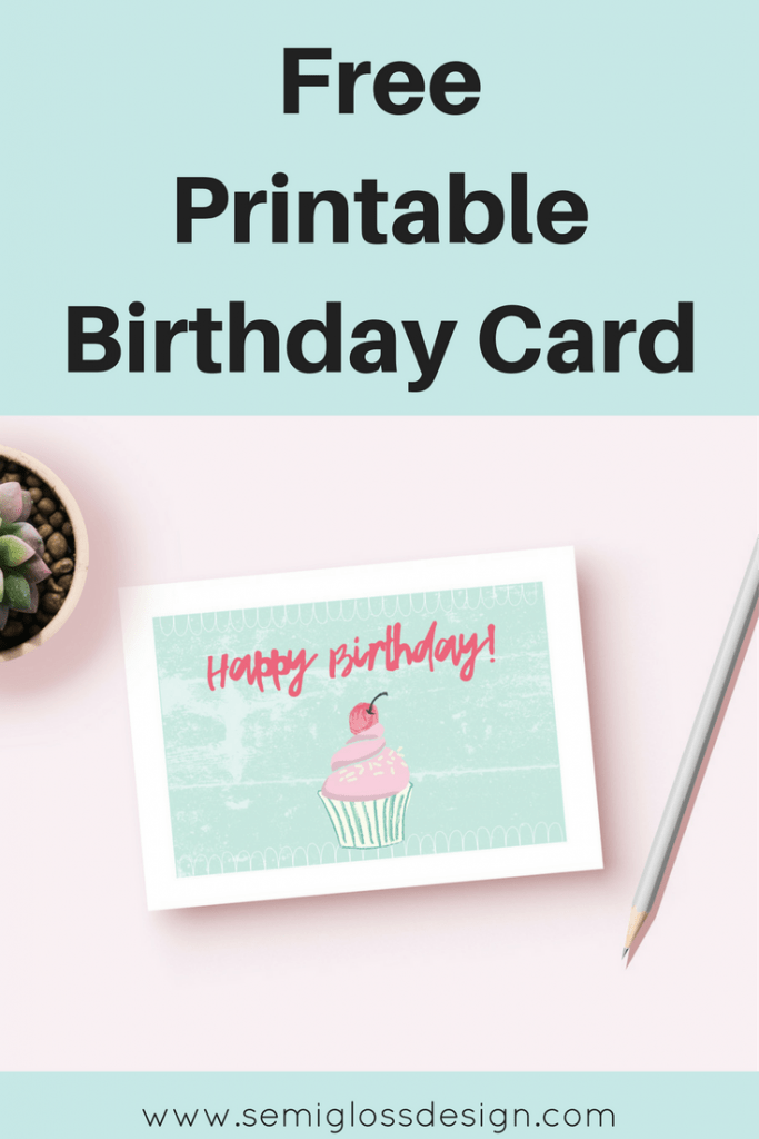 free printable birthday card