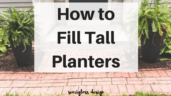 How to Fill Tall Planters (and Swap Plants Easily!)