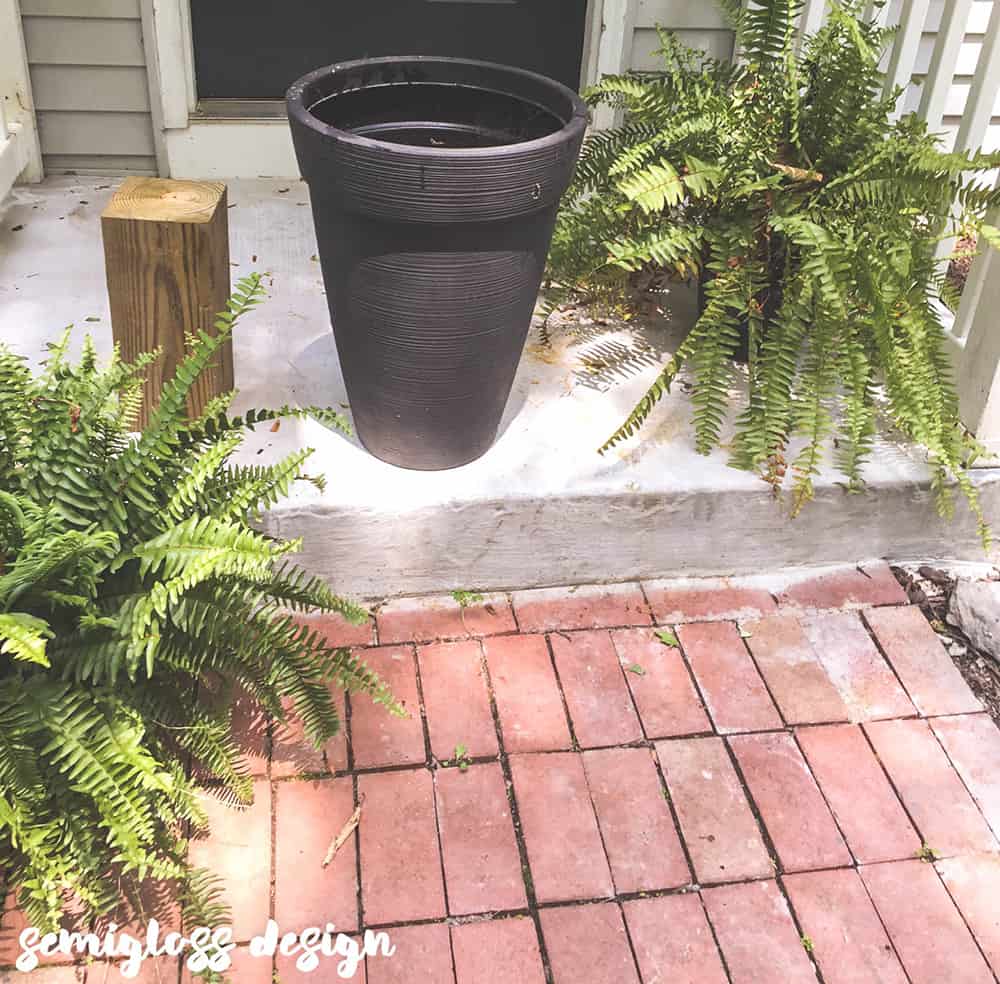 how to fill this garden bench with planter boxes