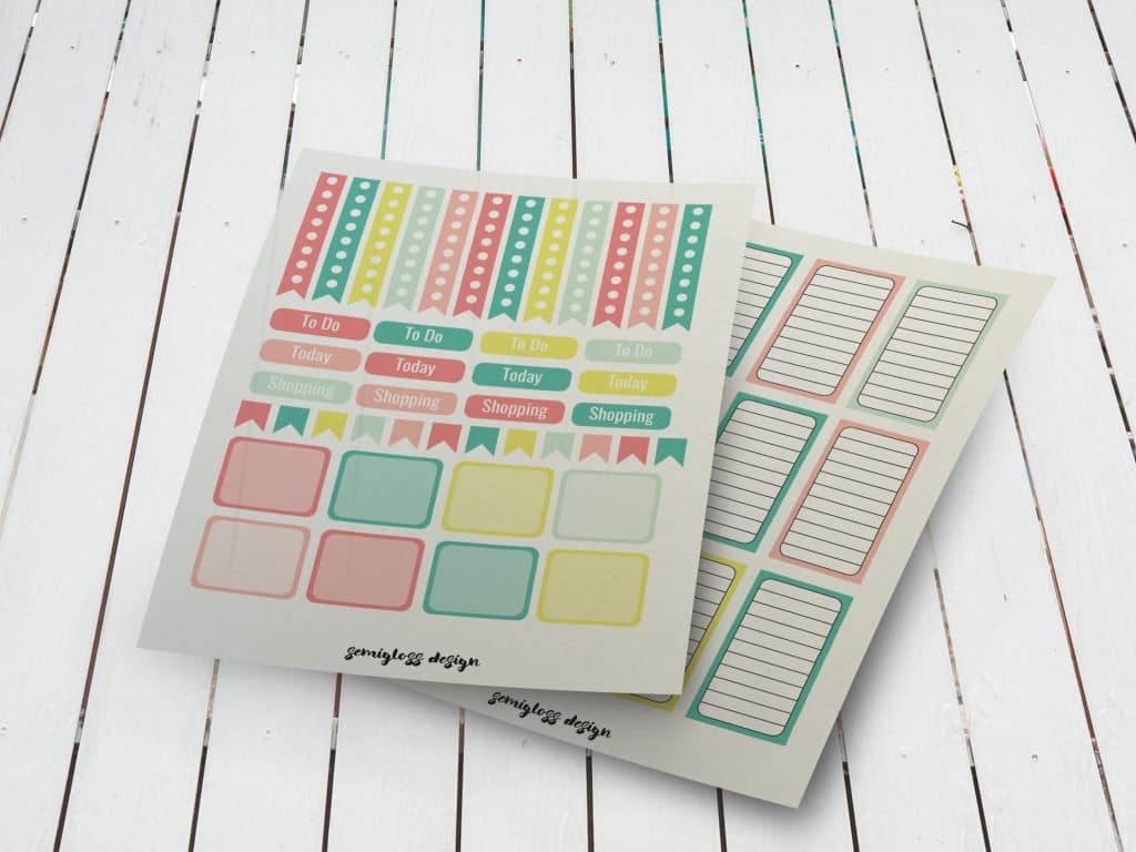 Printable June Planner Stickers