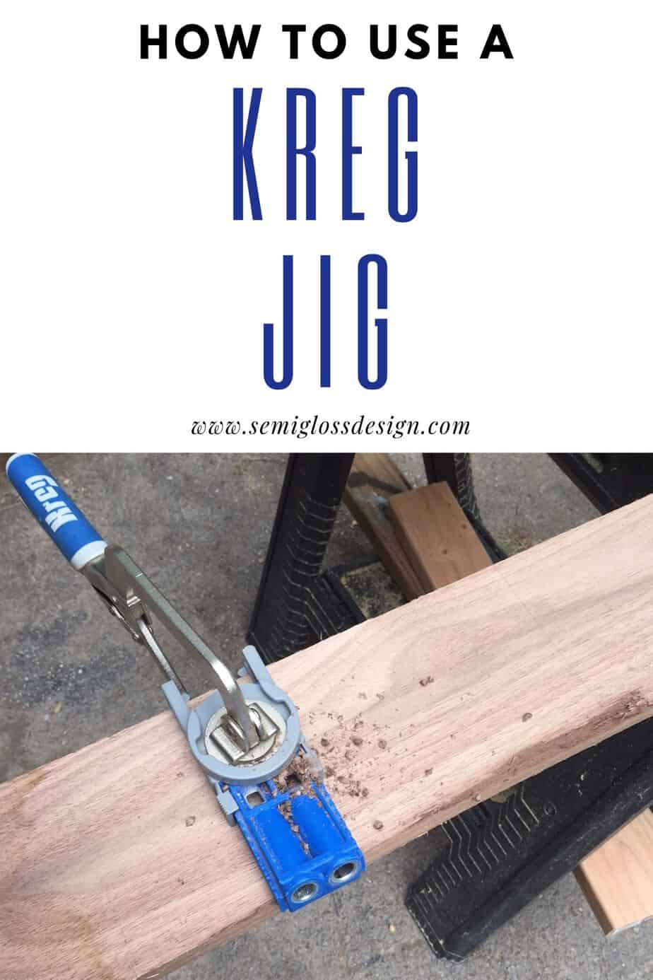 learn to use a kreg jig