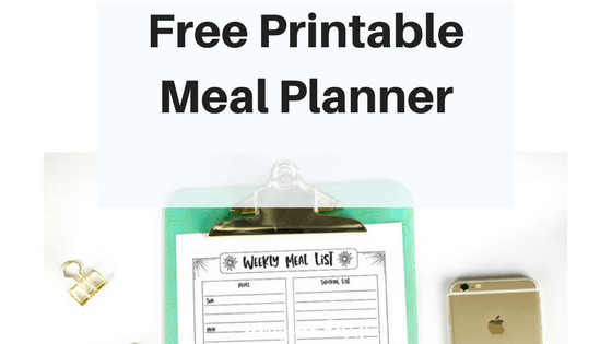 Free Printable Meal Planner – Get It Today!!