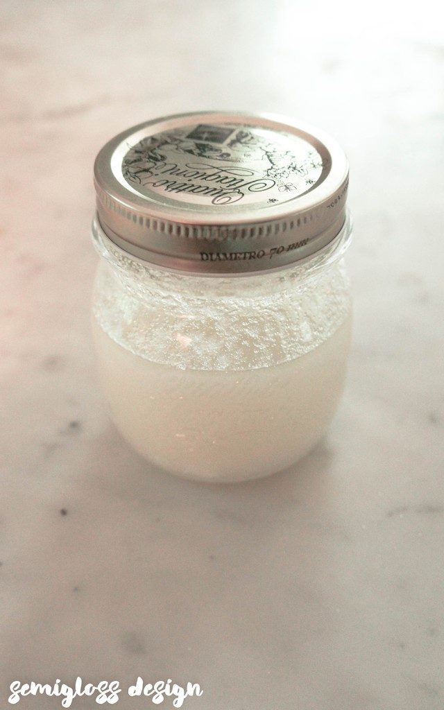 Sugar scrub ready for use