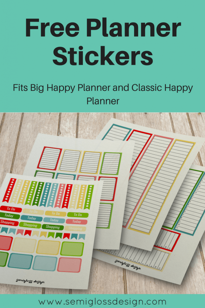 Free Printable Washi Tape for Summer Planners - Semigloss Design