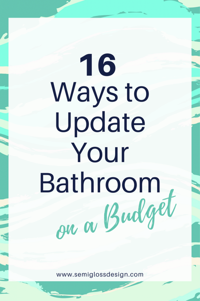 bathroom on a budget | update bathroom | cheap bathroom | DIY bathroom | farmhouse bathroom | bathroom makeover | simple bathroom makeover