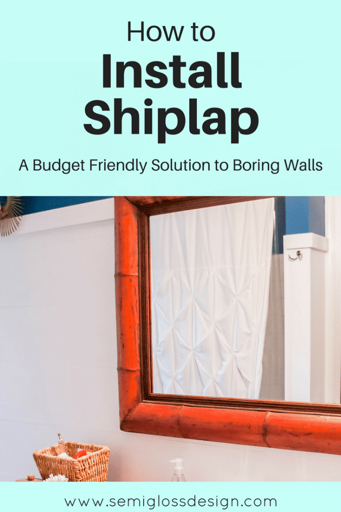 budget friendly shiplap collage 